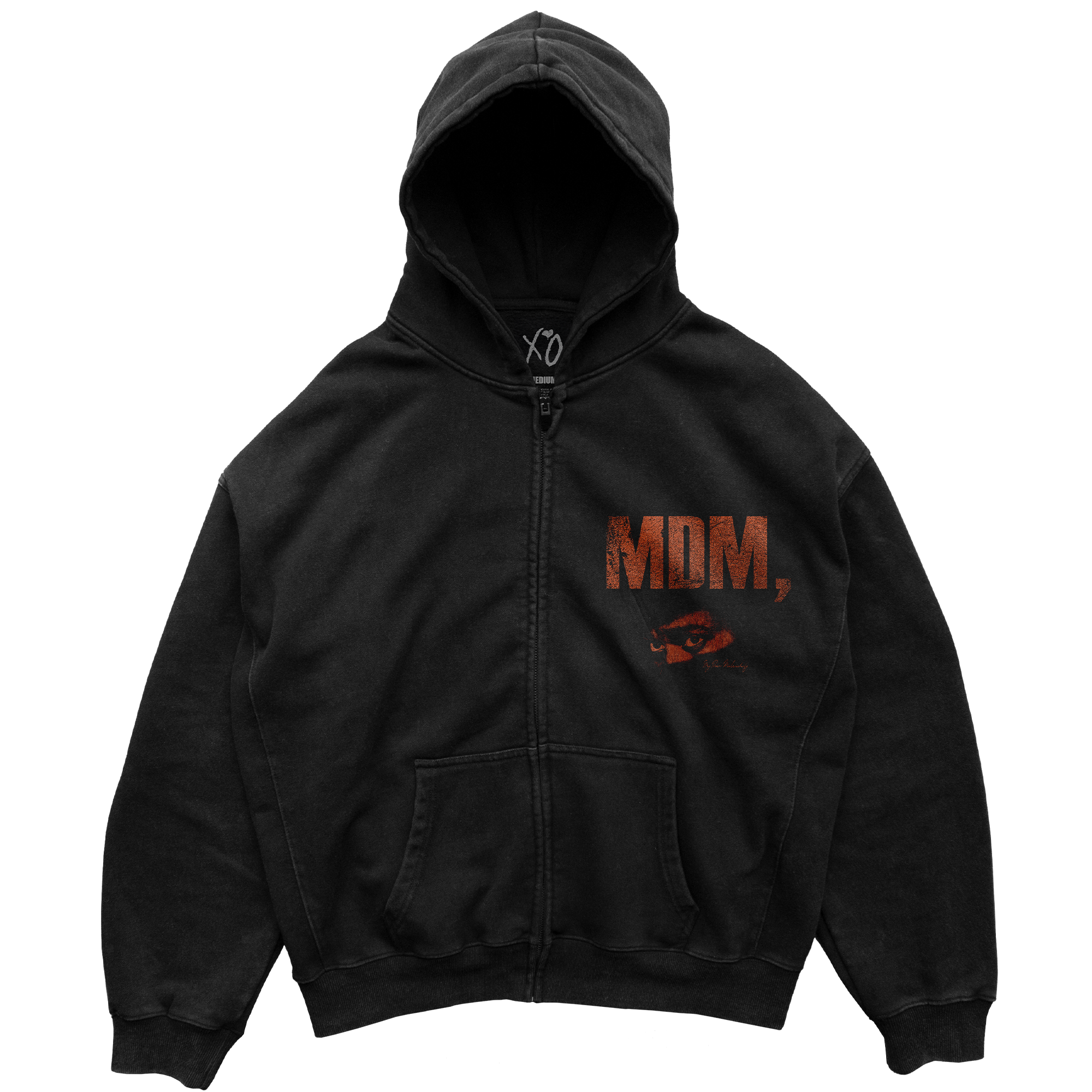MY DEAR MELANCHOLY ZIP HOODIE Front