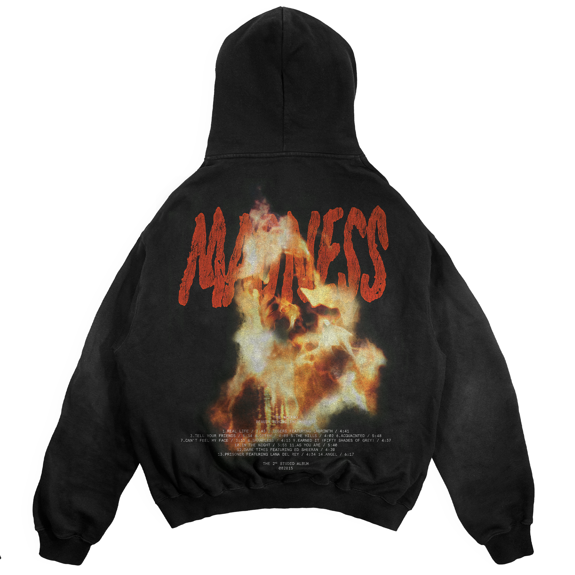 BEAUTY BEHIND THE MADNESS HOODIE Back