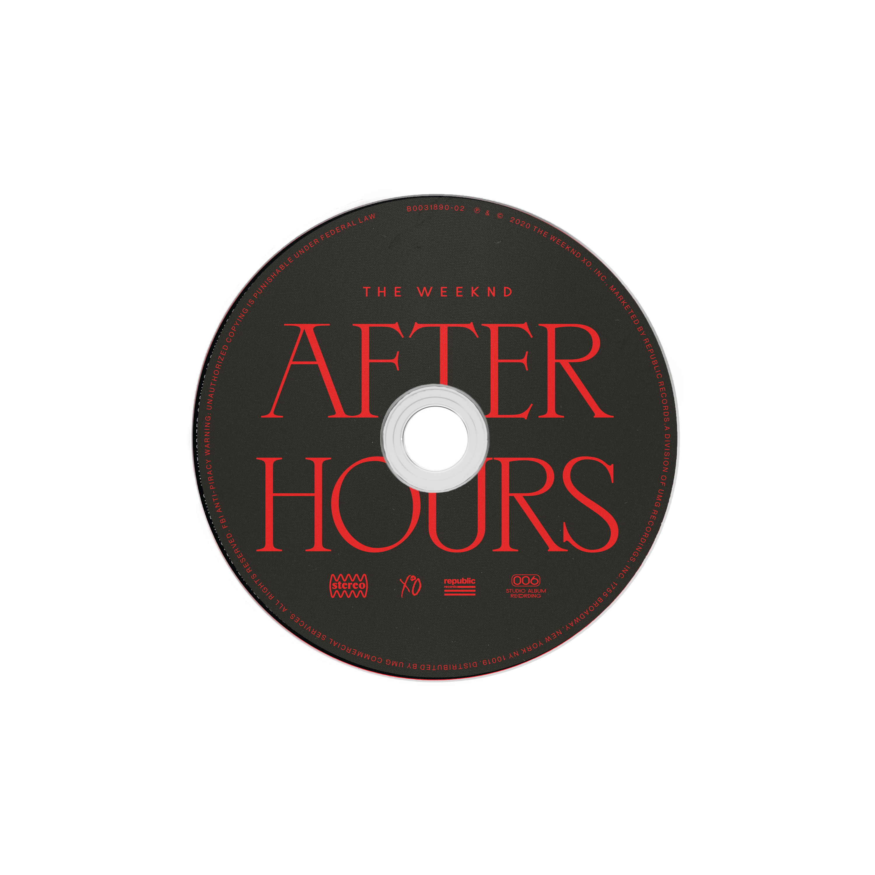 AFTER HOURS (EXPLICIT) CD