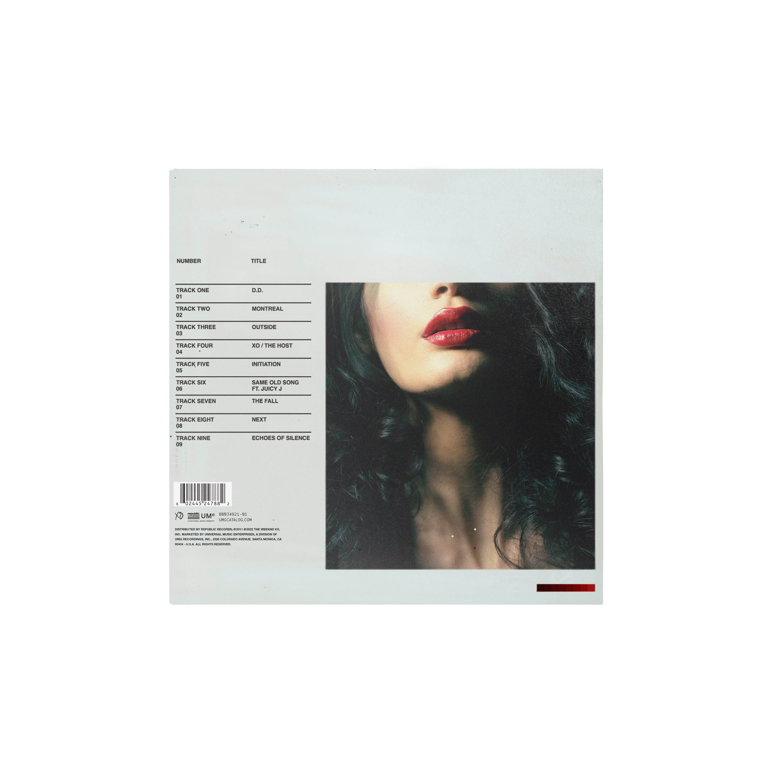 Echoes Of Silence 2LP Back