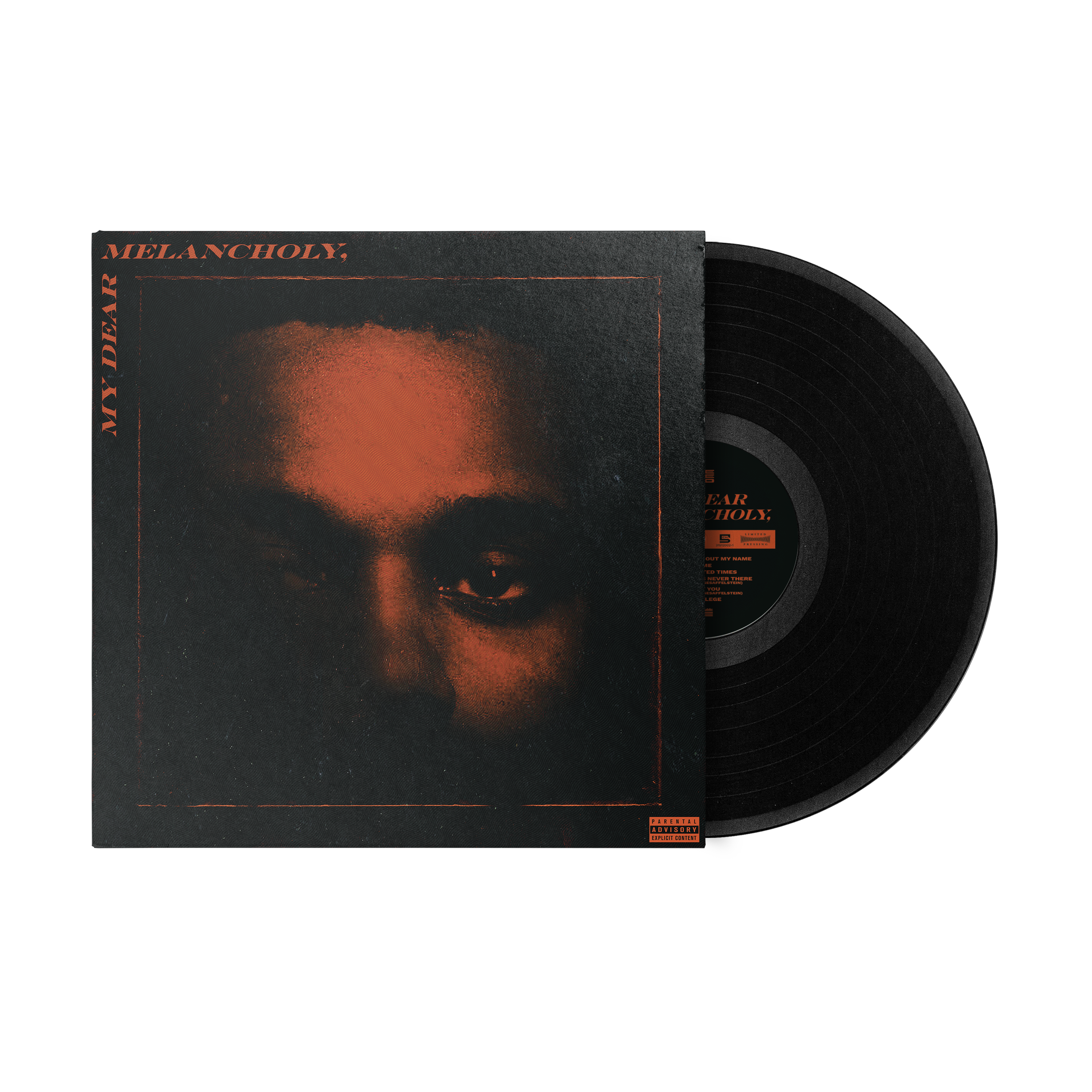 My Dear Melancholy, 1LP Front